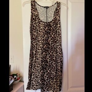 Cheetah T Back dress, WORN ONCE
